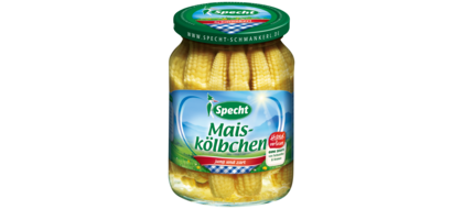 Specht Maiskölbchen (370 ml) Glas